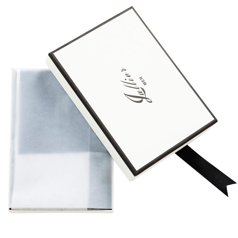 Lallier Mens Merino Wool Long Winter Tie Scarf with Gift
