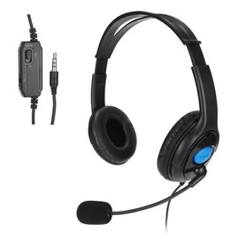 Gaming Headset with Mic, Over Ear Game Headphone, 3.5mm Wired Foldable Headphone, Memory Foam Ear Pads, Stereo Bass Surround Sound for PC Laptop for for One