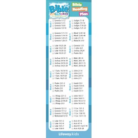 Bible Skills Drills and Thrills: Blue Cycle - Bible Reading Plan Bookmark (Package of 25): A Fun Filled Bible Skills Curriculum