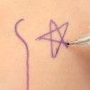 Bolígrafo para Tatuar Cejas Azul 05 MM Lápiz Marcador de