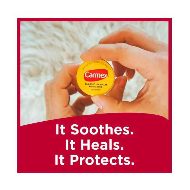 Carmex Bálsamo labial curativo Everyday, 0.25 oz, 3 unidades