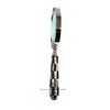 RII Magnifying Glass with Mother of Pearl Handle, Handheld 10x