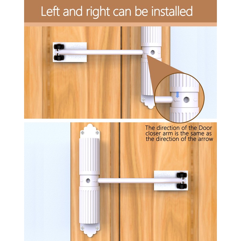 2025 New Automatic Door Closer, self Closing Door, Adjustable Closing