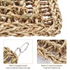 2Pcs Natural Sea Grass Parrot Mat - Foraging Chew Wall
