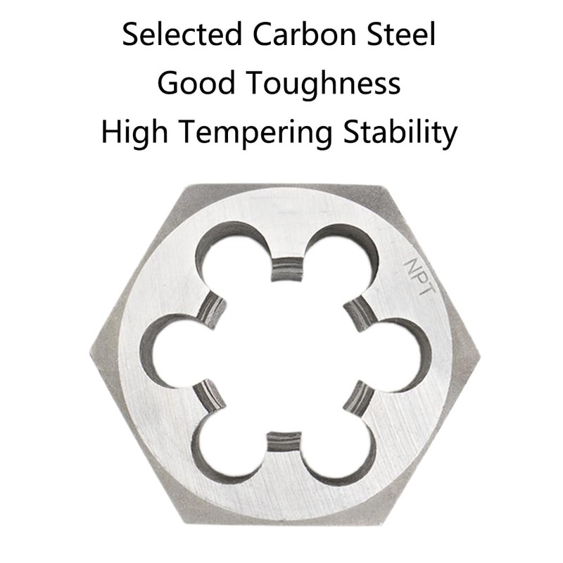 4 x Right Hand Thread Round Die Carbon Steel Manual