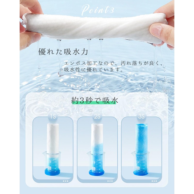 Supporting New Life! 60 Sheets x 3 Packs Large Capacity]
