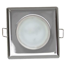 Manufacturers' Select ITC Inc Decor LED Cluster Square Chrome Overhead RV Light Fixture - Spring Mount with Warm White Light Output (69926BSQFCHNI3KE-DB) (X002E4NXVT)