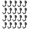 TOVINANNA 20pcs Plastic Pegboard Hooks, J Display Hook, Shelf Hanger