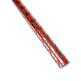 Caspari Trellis Coral & Silver Foil Gift Wrapping Paper -One 30 x 6 Roll