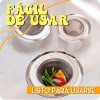 J.H. Company Set 4 Piezas Filtros Coladera Lavabo Baño Residuos