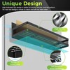 5 Pack Strong Magnetic Spice Rack for Refrigerator on Oven,