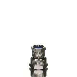 3/4" Garden Hose Thread (GHT) Female to 1/2" NPSM (NPT Compatible) Female - Relief Solid Stainless Steel Adapter with Silicone Washers