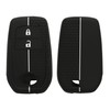 kwmobile Custodia Coprichiave Compatibile con Toyota 2/3 Button Aygo Yaris