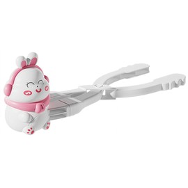 Kids Sand & Snow Mold Clamp Set, Duck/Bunny/Snowman/Dinosaur/Bear Shapes, Outdoor Sand, Snow & Mud Molds Toys, Safe & Durable, for Ages 3+, Perfect for Family Fun & Gifts (1-Piece Cute Rabbit)