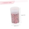 KONTONTY Shiny Nail Sequins 32 Pack Fingernail Glitter Sequins for