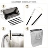 BROOKSTONE, Slim Laundry Hamper with Handles, Perfectly Sized for Everyday