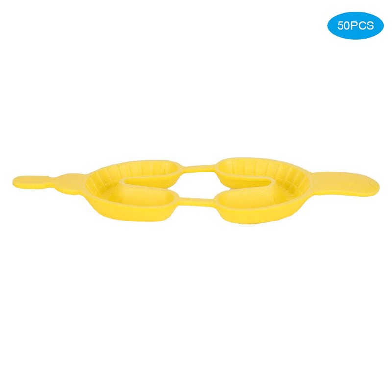 50Pcs/Set Disposable Fluoride Tray Dual Arch Trays Dental Accessory ToolsM