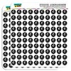 Biking Cycling Symbol 1/2" (0.5") Planner Calendar Scrapbooking Crafting Stickers