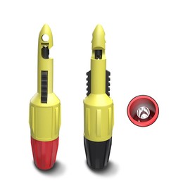 Cleqee 4mm Socket Insulated Wire Piercing Puncture Probe Back Probe Test Hook Clip 2pcs Auto Repair Automotive Electrical Diagnostic