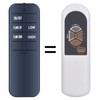 30000032 Replacement Remote Control for Heat Surge Electric Fireplace