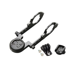 [Lek Mount] 2nd Generation Type 19 Garmin Cat Eye Combo Mount (Ambidextrous Narrow Type, with Lower Adapter) [190-GM+GP] Handle Clamp Diameter 1.2 inches (31.8 mm)