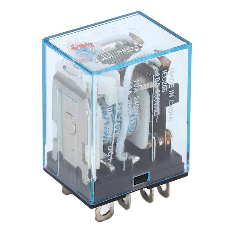 10Pcs Coil Power Relay Small Intermediate Electromagnetic 8 Pin 2