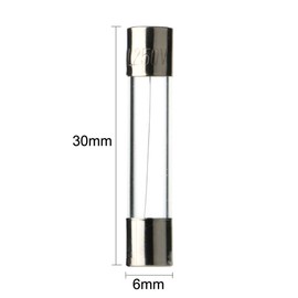 Gebildet 5pcs 6x30mm AGC Fuse Holder Inline Screw Type with 16 AWG wire + 100pcs 6x30mm Fast-blow Glass Fuses Quick Blow Car Glass Tube Fuses Assorted Kit (0.5A 1A 2A 3A 4A 5A 6A 8A 10A 15A)