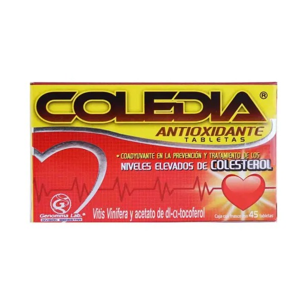 Coledia Antioxidante Con 45 Tabletas