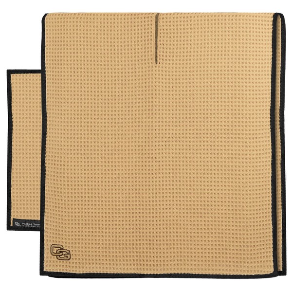 Club Glove Golf Mikrofaser-Caddy und Handtuch-Set, Herren, Mikrofaser-Caddy und Handtuch-Set.,