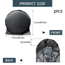 Trailer Tire Cover,Tire Covers for RV Wheel,Universal Waterproof Caravan Wheel Covers,Windproof Car Wheel Cover,All-Weather Wheel Protector for Car, Truck, SUV & RV