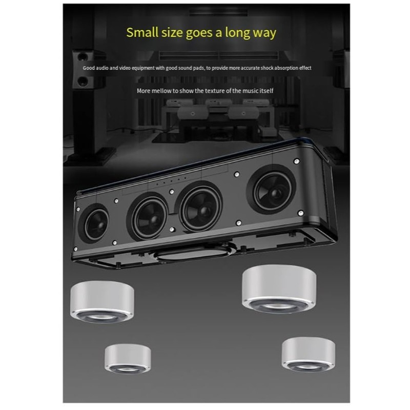 Byttlerom Speaker Absorber Shock Feet Pad for Amplifier Feet for
