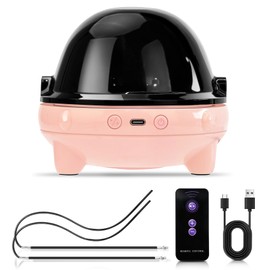 Daakro Elektronische Springseil Maschine，Smart Rope Skipping Machine mit Bluetooth-Musik und LED-Anzeige, Smart Electric Rope Skipping Machine mit Fernbedienung und automatische Zählung