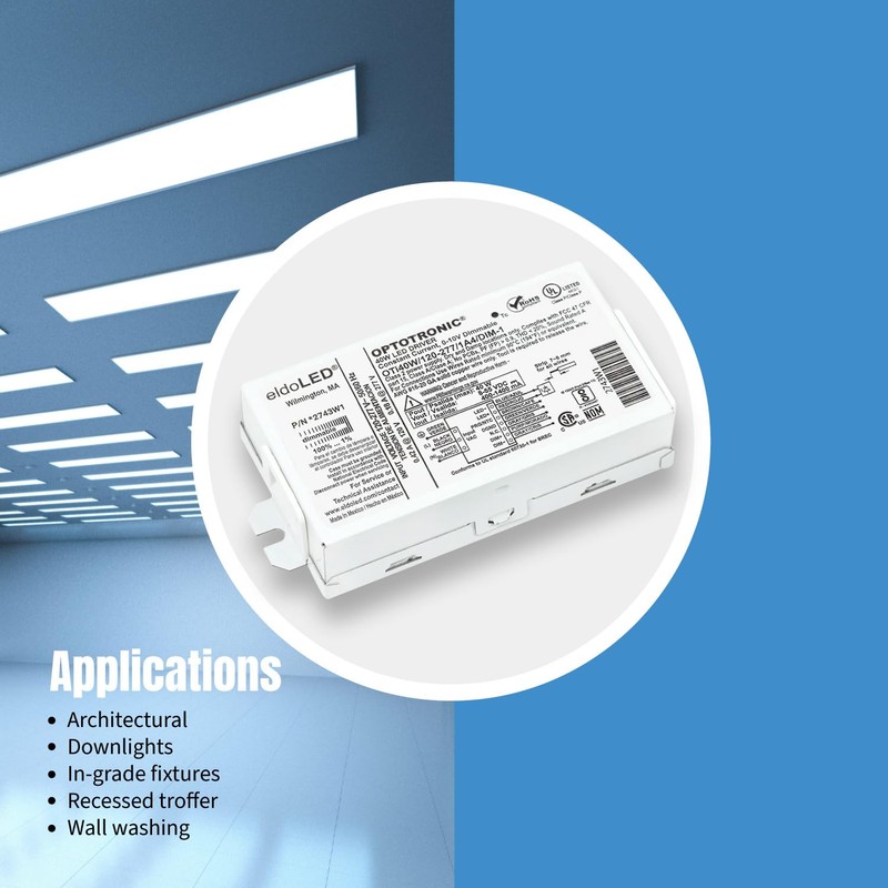 Osram 57351 Optotronic 40W 120/277V AC 50/60Hz Constant Current Dimmable