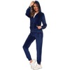 Orshoy Women Tracksuit Set Ladies Velvet Long Sleeve Zip Up