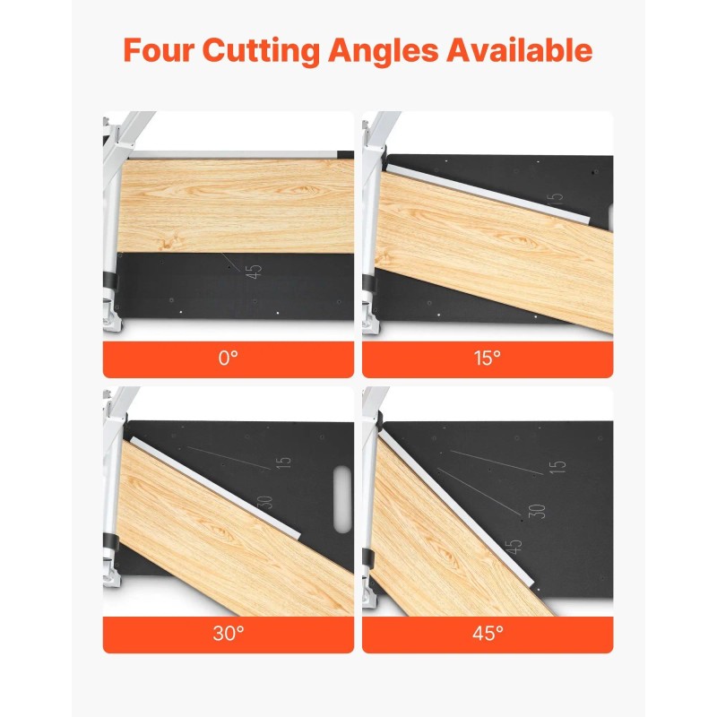 13-Inch Vinyl Floor Cutter with Adjustable 15/30/45 Degrees Angle Setting