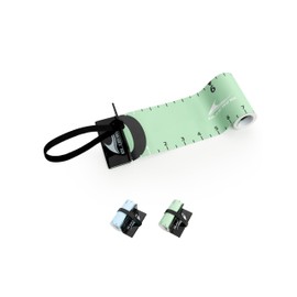 BLUEWING 60"/ 96" Fishing Ruler Portable Roll Up Fishing Ruler Folding Fish Measuring Tape with Bump Board Waterproof Fishing Measurement Tool for Tuna Marlin Shark Mahi Swordfish Tournament Ruler