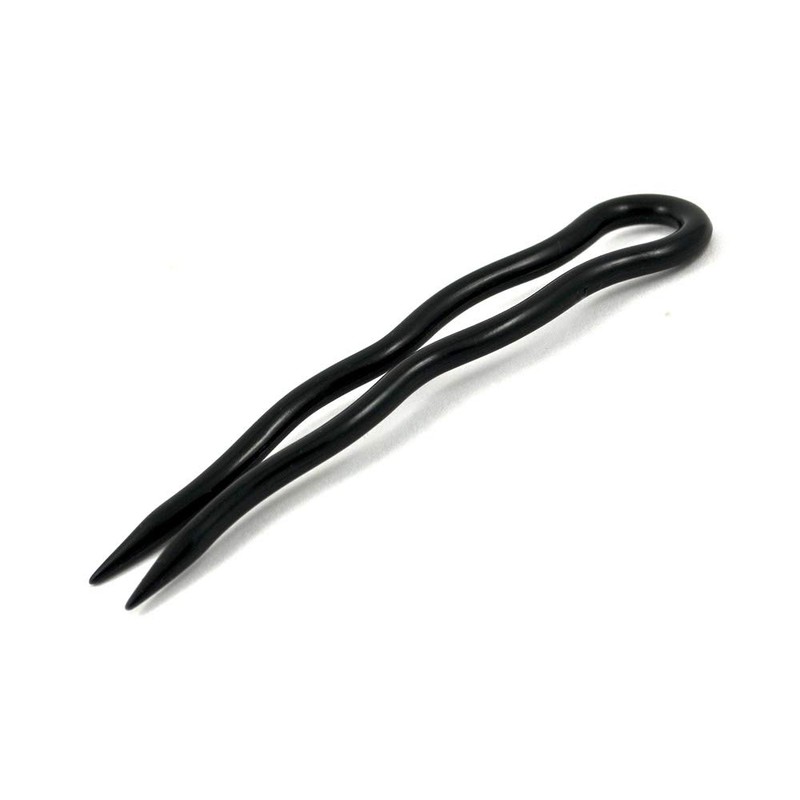 Simple Simple Hair Pins -- 10 Pieces (7cm, Black)