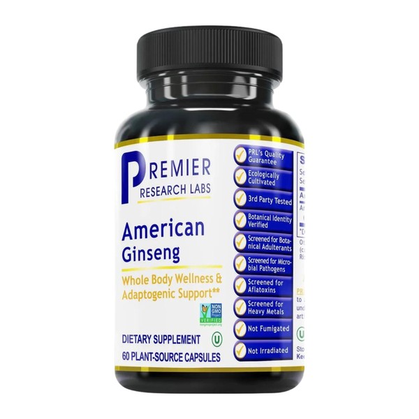 Premier Research Labs American Ginseng Supplement - American Ginseng Capsules,