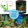 SunGrow Plastic Aquarium Plant Set, Resin Aquarium Decor, Tall Artificial