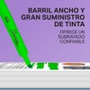Sharpie® Tank Resaltador/Marcador de Texto, Punta Cincel/Biselada, Surtidos, 4 Piezas,