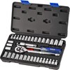 EPAuto 40 Pieces 1/4-Inch & 3/8-Inch Drive Socket Set with