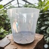 karenplantsplants™ 9" Clear Plastic Nursery Pot (Clear - 10 Pack)