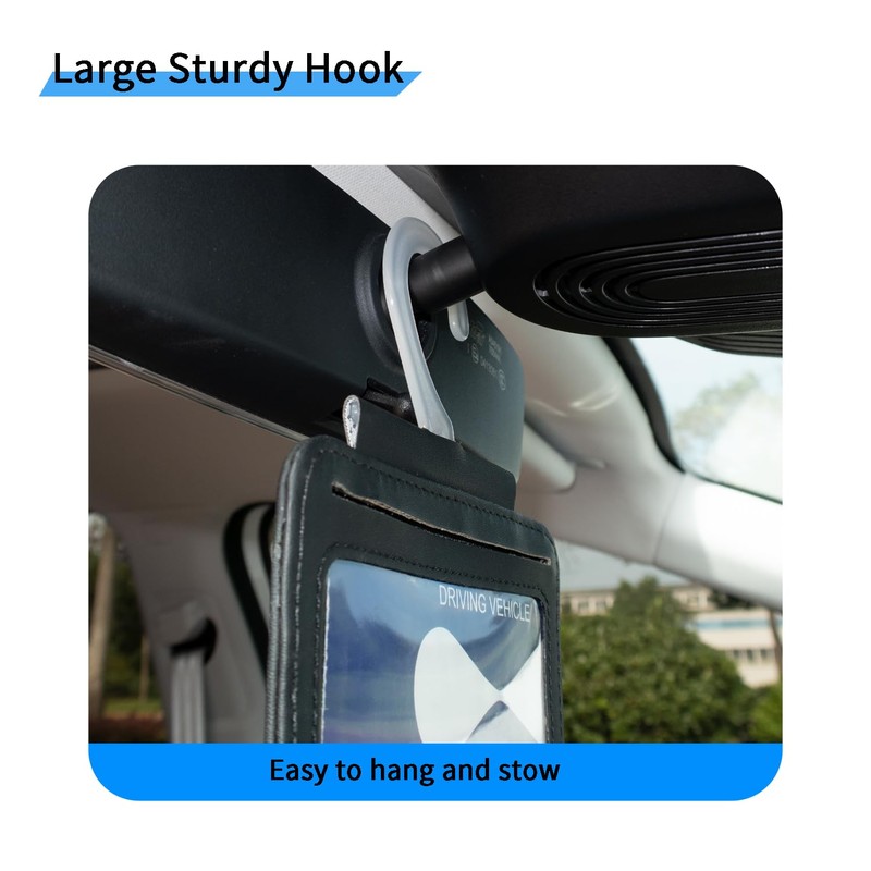 Yuoyar Ultra Transparent Handicap Placard Holder for Auto - Durable