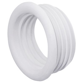 SKIR'CO Pack of 5 White 50 x 40 mm Rubber Sleeve for Drain Pipe Rubber Connector Pipe Adapter Rubber Reducer