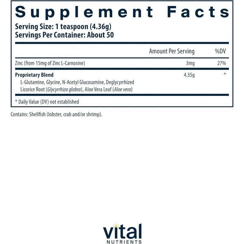 Vital Nutrients Heartburn Tx 218 g – Alivio Natural para