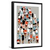 ART.COM Wall Giclee Print Peloton, 2013 on Black Frame by