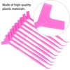 OHPHCALL 12pcs Eyelash Brush Separator Tool Shaped Eyelash Lifter for