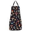 WSNANG Mushroom Apron with Pockets Mushroom Kitchen Cooking Apron Gardening