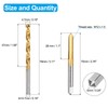 uxcell Tap and Drill Bit Set, 1pcs M6 x 1.25