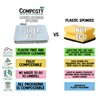 Composty® | 'Loofah' Eco Scourer Sponges | 6 Pack |